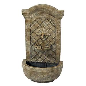 Sunnydaze 31" Solar Wall Water Fountain - Florentine