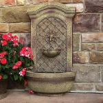 Sunnydaze 31" Solar Wall Water Fountain - Florentine