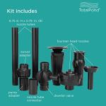 TotalPond Large Black Nozzle Kit for Ponds
