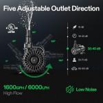 VIVOSUN 1600 GPH Quiet Submersible Water Pump