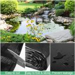 20x20FT Durable Pond Liner with Hemmed Edges