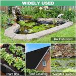 20x20FT Durable Pond Liner with Hemmed Edges