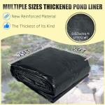 25x25 FT Durable PE Pond Liner for Outdoor Use