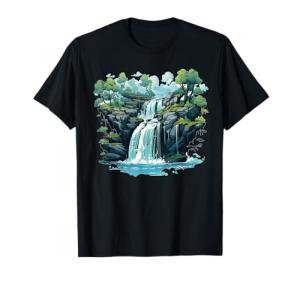 Waterfall Lovers T-Shirt for Cascade and Lagoon