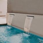 Complete Pond Waterfall Kit with LED Lights