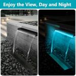 Complete Pond Waterfall Kit with LED Lights