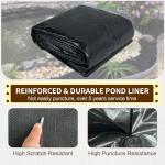 Large Reinforced PE Pond Liner for Outdoors
