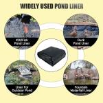 Large Reinforced PE Pond Liner for Outdoors