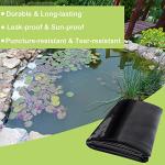 7x10 FT Heavy-Duty Pond Liner for Fish Ponds