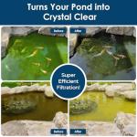 Koi Pond Filter and Fountain Kit 400GPH