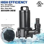 OYO 3000GPH Submersible Pond Pump for Waterfalls