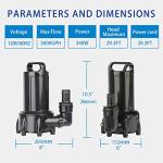 OYO 3000GPH Submersible Pond Pump for Waterfalls
