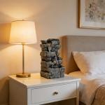 Tabletop Rock Waterfall Fountain with LED Lights