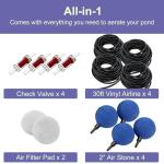 AquaMiracle Koi Pond Aerator Kit for 2000 Gallons