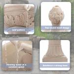 Italian 48.4" Tiered Outdoor Fountain with Pump