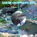 20 Mil HDPE Pond Liner, 10x15 Ft Size