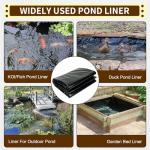 YeeZoo 10x10 FT Heavy-Duty Pond Liner