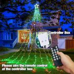 RGB Waterfall Tree String Lights with Remote 16.4FT