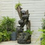 Cascading Water Fountain with LED Lights, 43.7