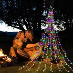 320 LED Waterfall Star String Lights for Outdoor Decor