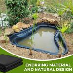 20 x 30 ft Black Pond Liner for Water Features