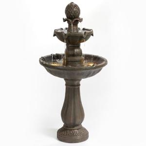 Elegant 3-Tier Outdoor Water Fountain – 42.2" Tall