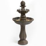 Elegant 3-Tier Outdoor Water Fountain – 42.2" Tall