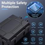 Battery Backup for Solar Fountain Pump 2200mAh