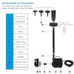 45W Submersible Pond Pump with Fountain Kit