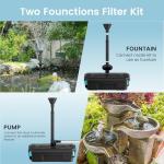 Pond Filter Pump Kit with UV Clarifier