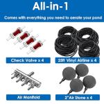 AquaMiracle Koi Pond Aerator for 3000 Gallons