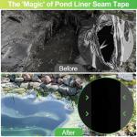 2-Pack Waterproof Pond Liner Repair Patches