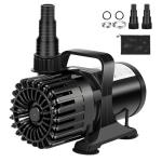 100W Pond Pump with Adjustable Outlet and Power Cord