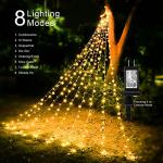 320 LED Waterfall Tree Lights with Star Topper