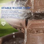 Italian Outdoor Garden Fountain - 48.4'' Tall