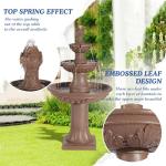 Italian Outdoor Garden Fountain - 48.4'' Tall