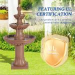Italian Outdoor Garden Fountain - 48.4'' Tall
