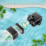 Flower-Shaped Solar Fountain with 7 Nozzles