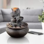 Teamson Home Zen Tabletop Waterfall Fountain