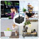 BlueYu Mini Submersible Fountain Pump with Sensor