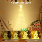 12.5ft LED Waterfall Christmas Lights with Remote