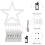 12.5ft LED Waterfall Christmas Lights with Remote