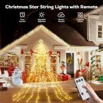 12.5ft LED Waterfall Christmas Lights with Remote