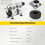 Pond Aerator Kit with Compressor and Timer