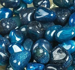 Blue Sapphire River Rocks for Gardens and Aquariums