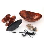 Lotus Leaf Tabletop Water Fountain with LED Light