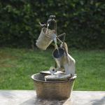 3-Tier Metal Garden Tools Water Fountain, 28