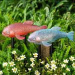 Resin Koi Pond Kit with Antique Fish Statues