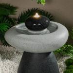 Eco-Friendly 24" Waterfall Fountain with LED Light