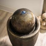 Modern Sphere Water Fountain with LED Light